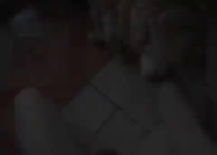 Hairy doggy is giving a blowjob
